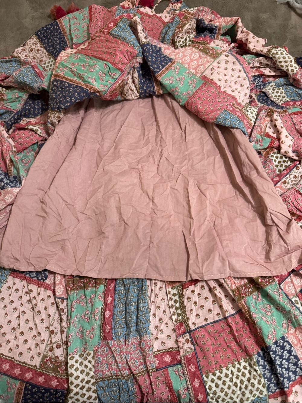 Dress Forum Meadow Quilt Maxi Dress! Sz small - Picture 5 of 6